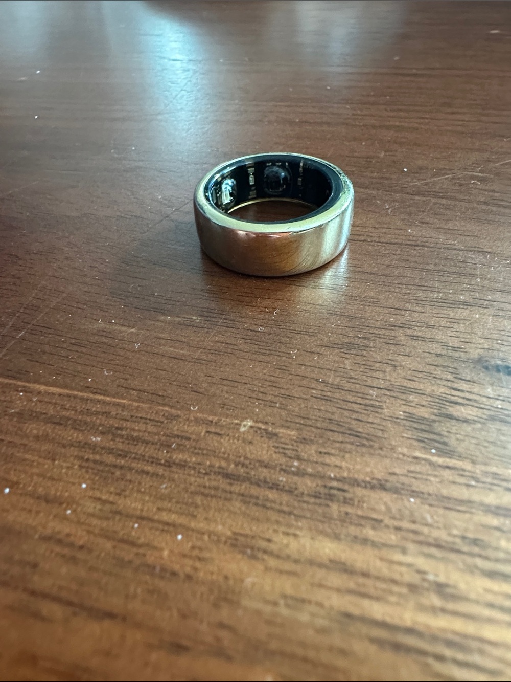 Oura Smart Ring in Gold with Black Interior